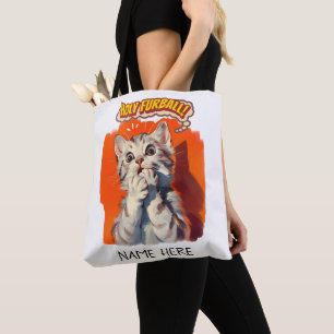 Holy Furball! charmante poesje Tote Bag