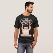 Holy Geometry Mandala Meditation & Yoga T-shirt (Voorkant volledig)