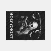 Holy Ghost Creepy Realistic Distressed Halloween B Fleece Deken (Voorkant (Horizontaal))