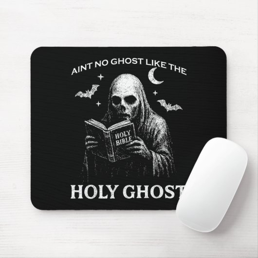 Holy Ghost Creepy Realistic Distressed Halloween B Muismat (Met muis)