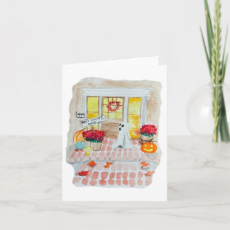 Holy Ghost Funny Halloween Kaart