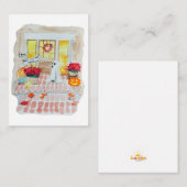 Holy Ghost Funny Halloween Kaart Notitiekaartje (Voorkant / Achterkant)