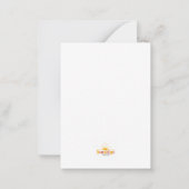 Holy Ghost Funny Halloween Kaart Notitiekaartje (Achterkant)