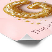 Holy Glazed Donut Alphabet – A bis G Perfect Poster (Hoek)