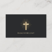 Holy Gold Cross Visitekaartje (Voorkant)