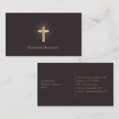 Holy Gold Cross Visitekaartje (Voorkant / Achterkant)