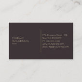 Holy Gold Cross Visitekaartje (Achterkant)