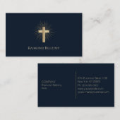 Holy Gold Cross Visitekaartje (Voorkant / Achterkant)