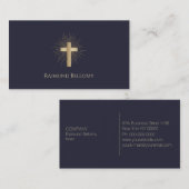 Holy Gold Cross Visitekaartje (Voorkant / Achterkant)