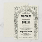 Holy Grail Wedding Kaart (Voorkant / Achterkant)