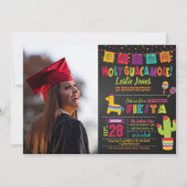 Holy Guacamole Afstuderen Invitation Piñata Foto Kaart (Voorkant)