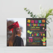 Holy Guacamole Afstuderen Uitnodiging - Foto (Staand voorkant)