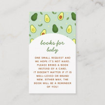 Holy Guacamole Avocado Baby shower Boekaanvraag