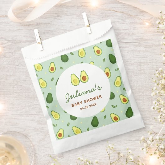 Holy Guacamole Avocado Groen Baby shower Bedankzakje (Geknipt)