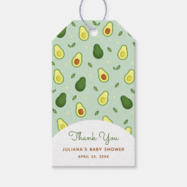 Holy Guacamole Avocado Groen Baby shower Favor Tag Cadeaulabel