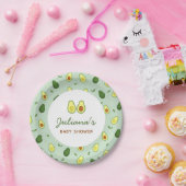 Holy Guacamole Avocado Groen Baby shower Papieren Bordje (Feest)