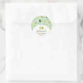 Holy Guacamole Avocado Groen Baby shower Ronde Sticker (Tas)