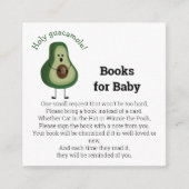 Holy Guacamole! boeken voor baby Informatiekaartje (Voorkant)