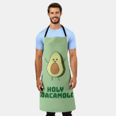 Holy guacamole - cute and happy kawaii avocado  schort (Gedragen)