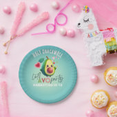 Holy Guacamole Fiesta Avocado 1e verjaardagsfeest Papieren Bordje (Feest)