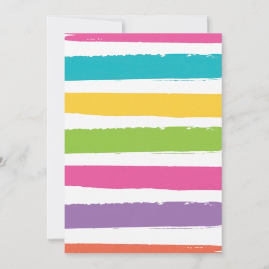 Holy Guacamole Fiesta Baby shower Cactus Kaart (Achterkant)