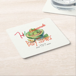 Holy Guacamole Fiesta Baby shower CUSTOM Kartonnen Onderzetters