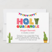 Holy Guacamole Fiesta Baby shower Kawaii Avocado I Kaart (Voorkant)