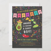 Holy Guacamole Fiesta Baby shower Uitnodiging (Voorkant)