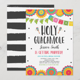 Holy Guacamole Fiesta Cactus Vrijgezellenfeest Kaart