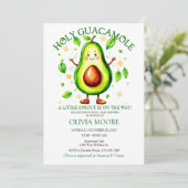 Holy Guacamole Fiesta Theme Boy of Girl Sprinkle Kaart (Staand voorkant)