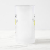 Holy Guacamole Frosted Glass Beer Mok (Center)