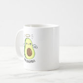Holy Guacamole Funny Goody Avocado Pun Koffiemok (Voorkant links)