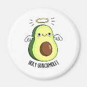 Holy Guacamole Funny Goody Avocado Pun Magneet (Voorkant)