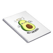 Holy Guacamole Funny Goody Avocado Pun Notitieboek (Rechterzijde)
