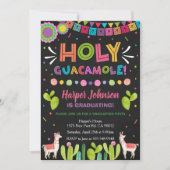 Holy Guacamole Graduation Party Invitation Kaart (Voorkant)