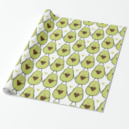 Holy Guacamole Hart Avocado Baby shower Twins Cadeaupapier