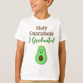 Holy Guacamole I afgestudeerd schattige avocado T-shirt (Voorkant)