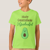 Holy Guacamole I afgestudeerd schattige avocado T-shirt (Voorkant)