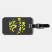 Holy Guacamole Ik deed het Afstuderen Cinco de May Bagagelabel (Voorkant horizontaal)