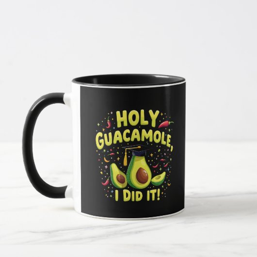 Holy Guacamole Ik deed het Afstuderen Cinco de May Mok (Links)