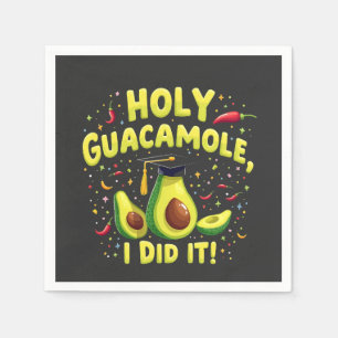 Holy Guacamole Ik deed het Afstuderen Cinco de May Servet
