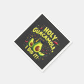 Holy Guacamole Ik deed het Afstuderen Cinco de May Servet (Hoek)