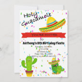 Holy Guacamole Kids Verjaardagsfeestje Uitnodiging (Voorkant)