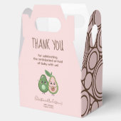 Holy Guacamole Roze Avocado Baby shower Bedankdoosjes (Geopend)