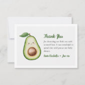 Holy Guacamole Schattige Grappig Baby shower Bedankkaart (Voorkant)
