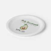 Holy Guacamole Schattige Grappig Baby shower Papieren Bordje (Gekanteld)