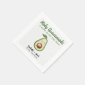 Holy Guacamole Schattige Grappig Baby shower Servet (Hoek)