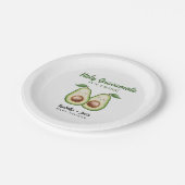 Holy Guacamole Twins Grappig Baby shower Papieren Bordje (Gekanteld)