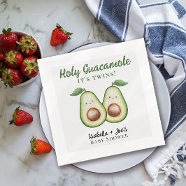 Holy Guacamole Twins Grappig Baby shower Servet