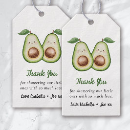 Holy Guacamole Twins Grappig Bedankt Cadeaulabel